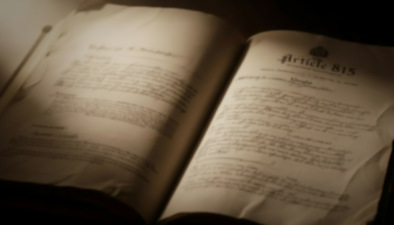 Article 815